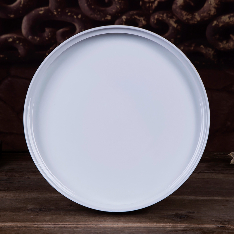 Ceramic Japanese kung fu tea tea tray circle of blue and white porcelain office water dry terms Taiwan bamboo pallets