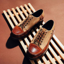 Malduk Spring Inn Han version Youth trendy Lefoe shoes 100 Lapped Thick Bottom Casual Shoes Business American Leather Shoes