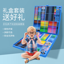 Childrens painting set primary school prizes learning stationery birthday gift painting brush gift box for gift