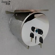 Lock stainless steel small volume carton phone toilet shelf paper towel roll holder winding paper tube tissue box