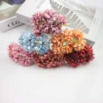 Senteal Emulation Carnations small bouquet Bouquet Silk Flowers Diy Handmade Material Headwear Hair Accessories Wedding accessories Wedding Decorations