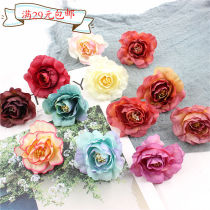 Simulation Retro Tea Flowers Fake Flowers FLOWERS DIY WEDDING CELEBRATION ARCH FLOWER WALL BACKGROUND SHOOTING DECORATION TABLE FLOWERS