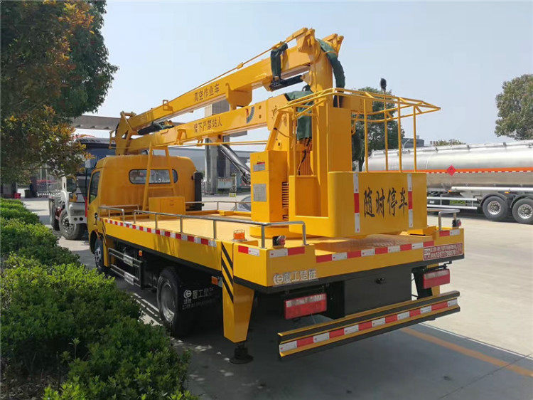 东风多利卡单桥单臂高空作业12-16米 随车吊 吊机车 吊机 吊车