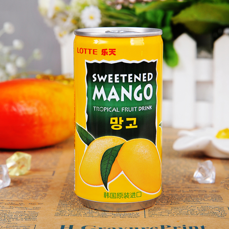 Korea imported beverage Korean mango juice lotte fruit drink Korean juice drink 180ml