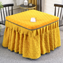 New thickened electric stove cover fire cover square fire table cloth cover household fire table electric oven cover winter