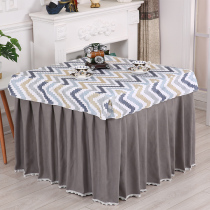 Square fire table cover electric stove cover thin automatic mahjong machine tablecloth table cloth fire rack cover new