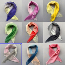 Heather gradient dance silk scarf handkerchief floral gum canton Sprouts Cotton Scarves dancing red handkerchief performing props