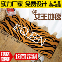 Carpet custom logo week elevator shop name hotel welcome company custom PVC brushed rubber blanket printing pad