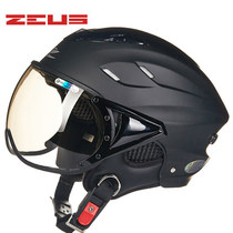 Swiss Lion ZS-125B summer mens and womens motorcycle helmet electric pedal personality half helmet Ultra-lightweight half duplex