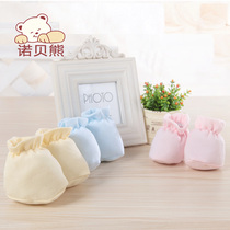 Newborn baby foot cover cotton spring and autumn thin section baby foot cover Newborn foot cover shoe cover cotton shoes 0-6 months 3