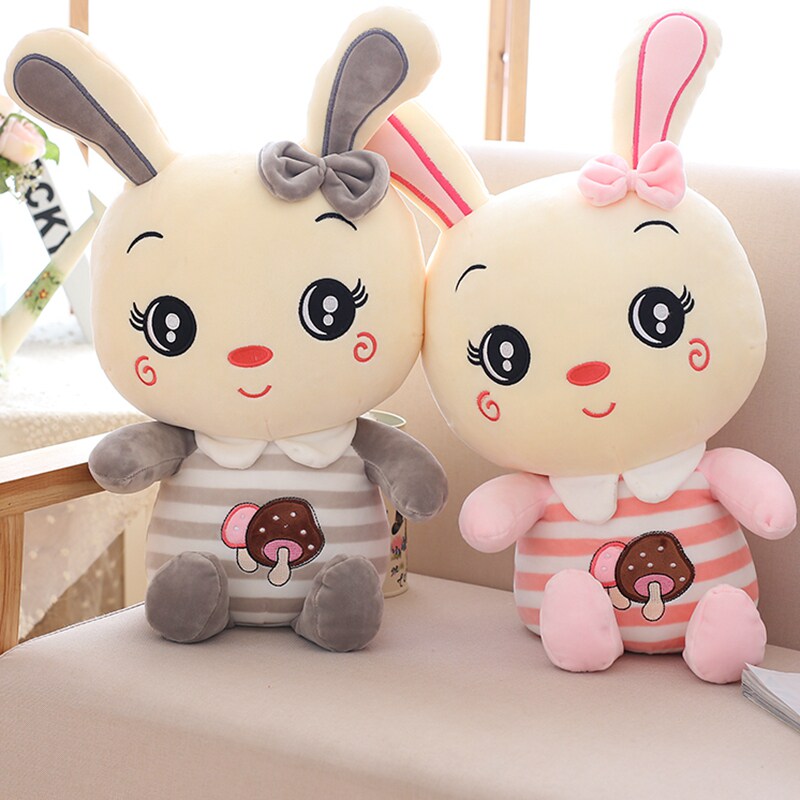 可爱毛绒玩具兔子公仔小白兔布娃娃流氓兔玩偶送儿童女孩生日礼物