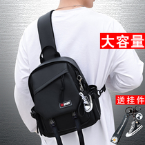 Chest Bag Mens shoulder bag Leisure Joker Student Shoulder Bag Tide Brand Multifunctional Large Capacity Backpack Mens Chest Bag