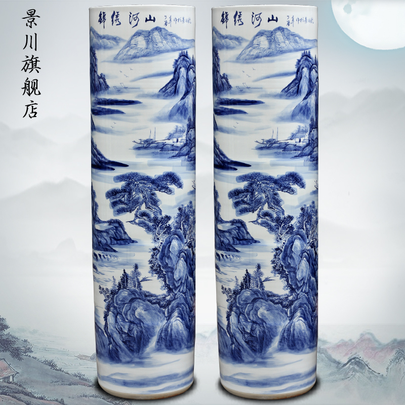 Hand - made splendid sunvo landing quiver of jingdezhen ceramic vase furnishing articles furnishing articles hotel shops hall act the role ofing is tasted