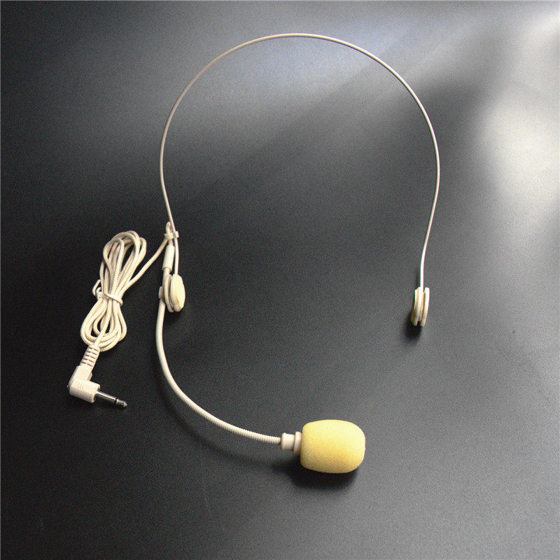 小蜜蜂扩音器耳麦话筒教师上课专用麦克风舞台演出隐形肤色有线麦_7折