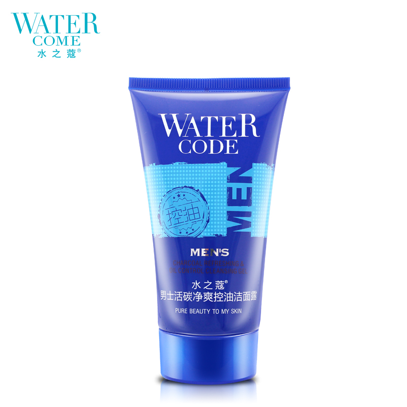 watercome水之蔻 男士活碳净爽控油套装洁面露150g+控油乳液120ml产品展示图2