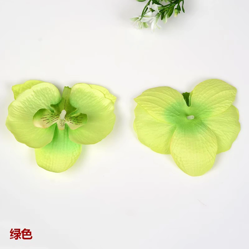 Lan hồ điệp trang trí Hoa đơn Vải lụa trang trí Hoa nhân tạo Hoa cài đầu Vòng hoa mô phỏng Hoa cưới - Hoa nhân tạo / Cây / Trái cây
