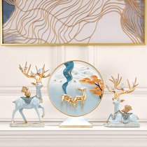 Modern creative deer ornaments home living room entrance TV wine cabinet decorations housewarming new home gifts wedding gifts