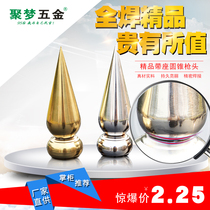 Jumeng 304 stainless steel boutique with seat cone gun head wall guardrail decoration door anti-climbing gun tip Wall tip