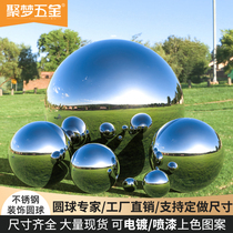 316 stainless steel ball hollow ball 1 2 thick boutique ornaments metal mirror light stair fence decorative ball