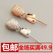 925 silver pendant buttoned melon Buckle Pendant pendant clip Emerald Honey Wax Amber Button diy buttoned with new silver buckle