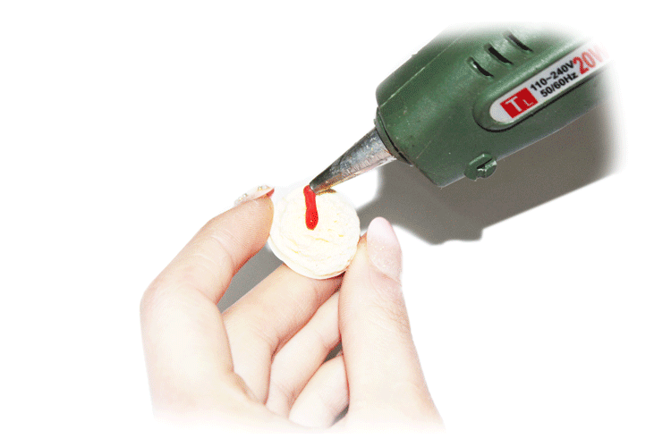 高粘 长度10cm彩色闪粉 胶棒热熔胶条 蝴蝶结头饰diy道具花纹制作