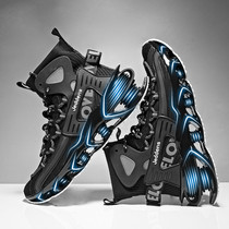 Basketball High Helper Shoes Mens Shoes 2022 New Summer Breathable Putian Heightening Shoes Man Tide Shoes Knife Frontal Sneakers