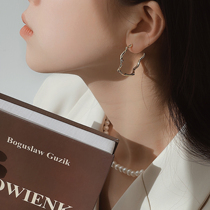 Stream Golden Years Ni Ni Tongan Thorn Irregular Zircons Earrings Earrings Earrings Woman Temperament Superior Elegant Earrings Earrings