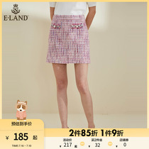 ELAND clothing romance season fashion temperament small scents of girl with high purse and hip short skirt half body dress lady