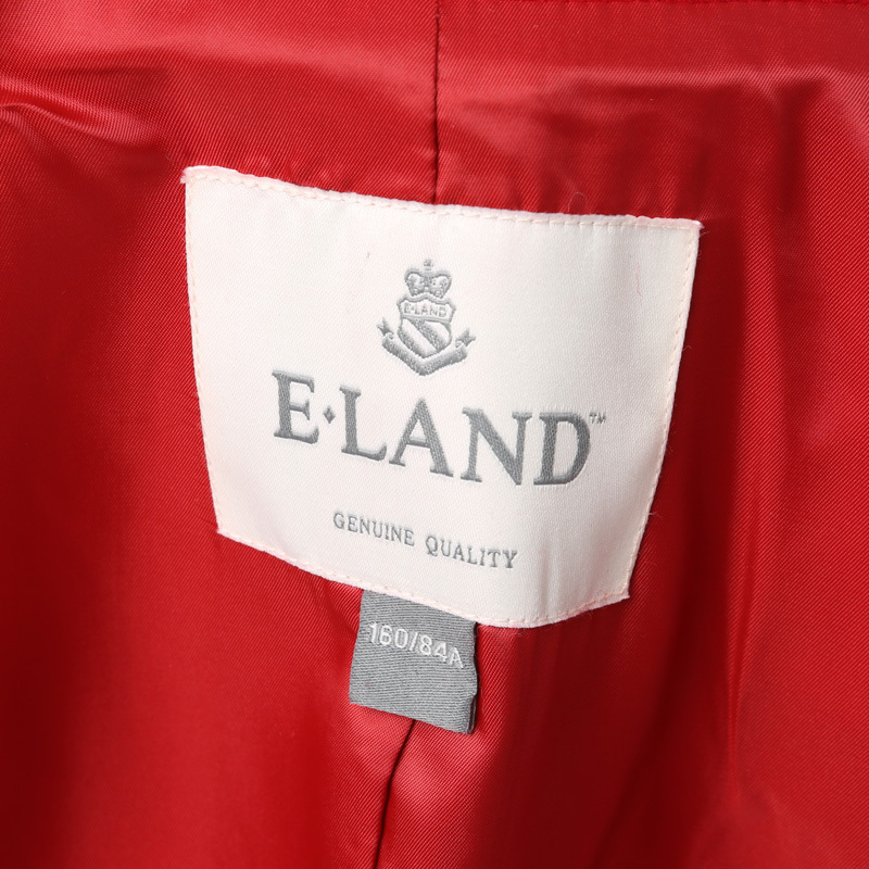 ELAND衣恋新品短款红色毛呢外套EEJW54T01M专柜正品产品展示图5