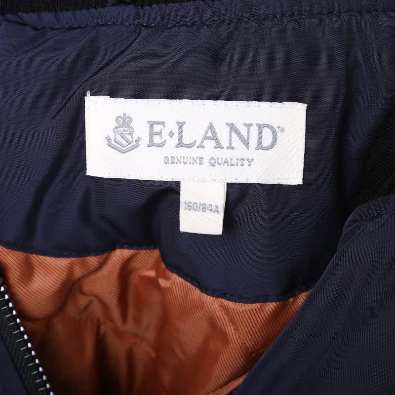 ELAND秋冬新品猫头鹰中长棉服外套女EEJP64903A专柜正品产品展示图4