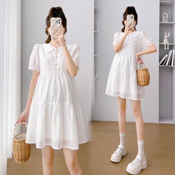 Maternity dress summer fashion doll collar short-sleeved dress 2025 new summer Korean style skirt loose maternity skirt
Maternity dress summer fashion doll collar short-sleeved dress 2025 new summer Korean style skirt loose maternity skirt