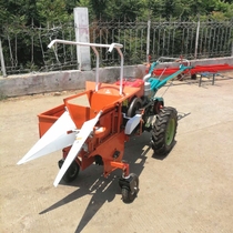 Hand truck with single line corn harvesters miniature corn harvesters small home corn straw crushing machinery