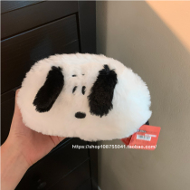 Snoopy cute plush coin purse Pen bag Cosmetic bag Japanese cartoon mobile phone bag doll handbag
