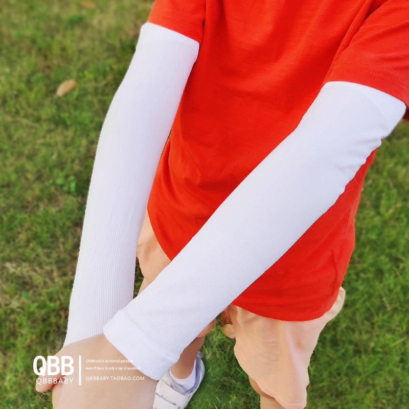 儿童冰袖女童男童夏季卡通冰丝防晒亲子袖套宝宝可爱套袖防紫外线