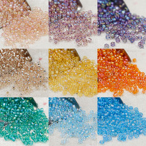 Japan original imported fantasy millet beads MGB silver rice beads beads 2mm round beads diy jewelry handmade accessories