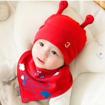 Baby hats Spring and Autumn 3-6 months baby boys and women baby hat cotton newborn baby hat Korean version of thin autumn