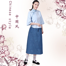 Republic of China style womens clothing womens May 4th Youth Womens tea clothes womens graduation photos clothing class clothes