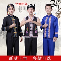 Miao performance clothing Yunnan Yi ethnic minority dance clothing Guangxi Zhuang Li Tujia performance mens clothing