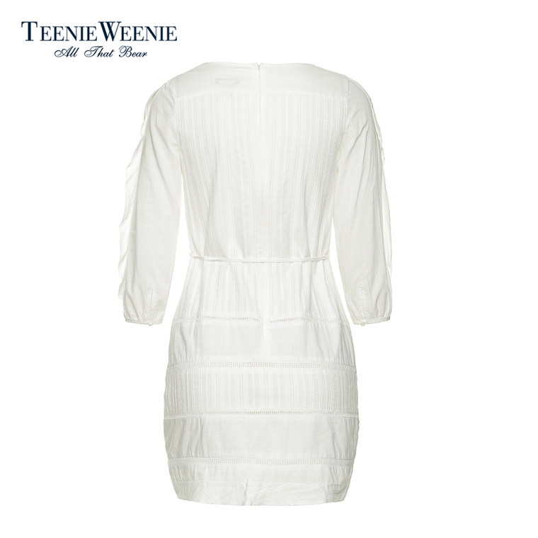 Teenie Weenie小熊2015专柜正品女装条纹连衣裙TTOW52505B