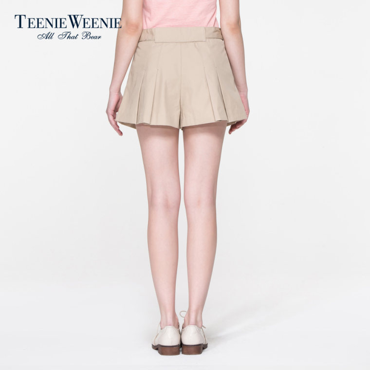 聚Teenie Weenie小熊2015专柜正品女装纯色休闲短裤TTTH52621K