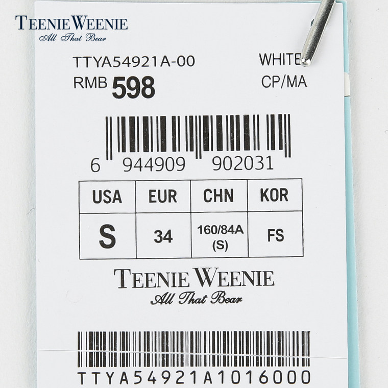 Teenie Weenie小熊2015专柜正品时尚经典休闲衬衫TTYA54921A