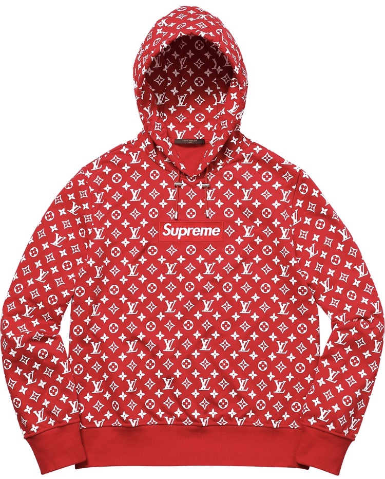supreme box logo hooded x louis vuitton 限量联名
