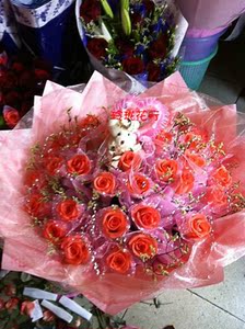 上海宝山鲜花速递牡丹江路花店呼玛泗塘友谊路