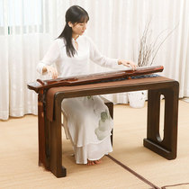 Solid wood Guqin table stool Resonance piano table New Chinese Tung wood special Chinese calligraphy table Guzheng table Several antique tables