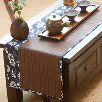 Tea table mat cloth Tea ceremony Tea mat Cloth table flag Chinese Zen cloth Bamboo mat Tea mat Kung Fu Tea table mat