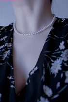 Jewelry-grade baby bead Pearl Necklace) between zero boundaries)