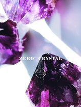 Long-taster Brazilian natural high-quality clear and transparent purple crystal raw stone) between the zero and the zero-bound).