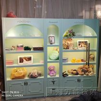 Cosmetics display cabinet Product display rack Beauty salon skin care products shelf display rack Mask cosmetics display cabinet