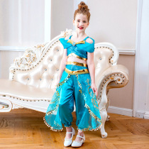 European and American Christmas childrens dress mermaid role costume Arabian magic lamp cos jasmine princess dress