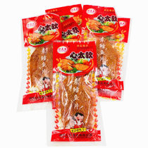 Heart too soft vegetarian cod fillets 22g*50 bags small spicy strips Childhood nostalgic spicy slices Snack snack food